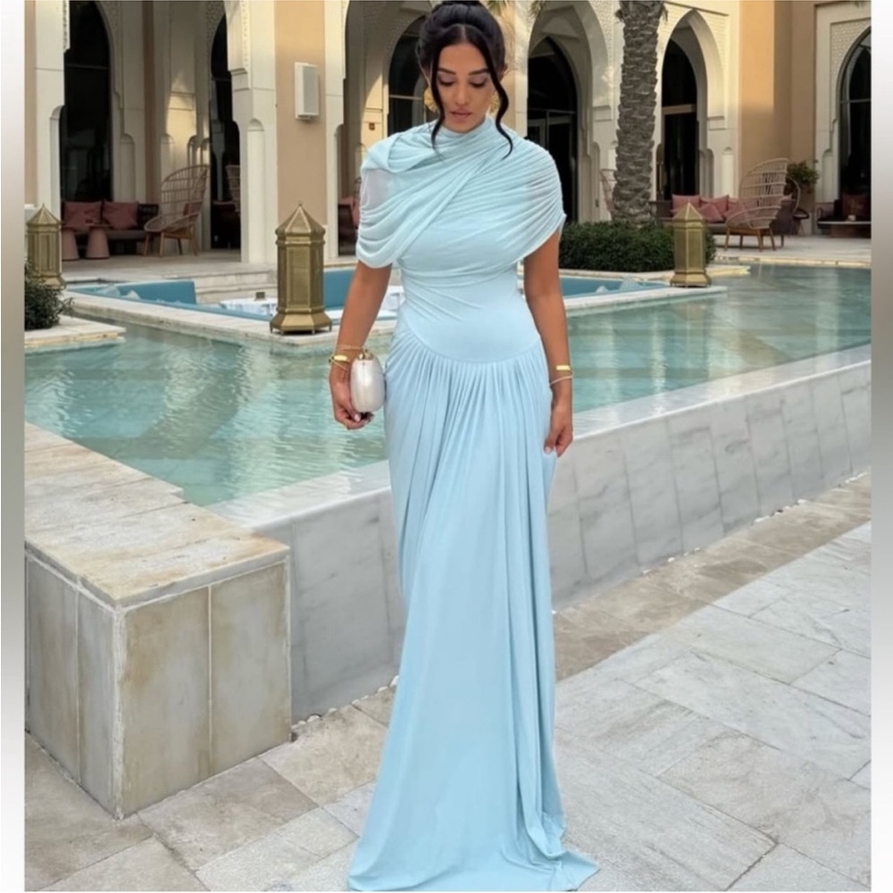 Deme by Gabriella Jasmine Dress in Blue - Picture 3 of 7
